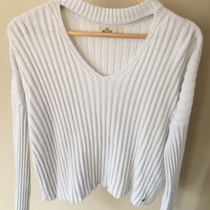 White Hollister sweater